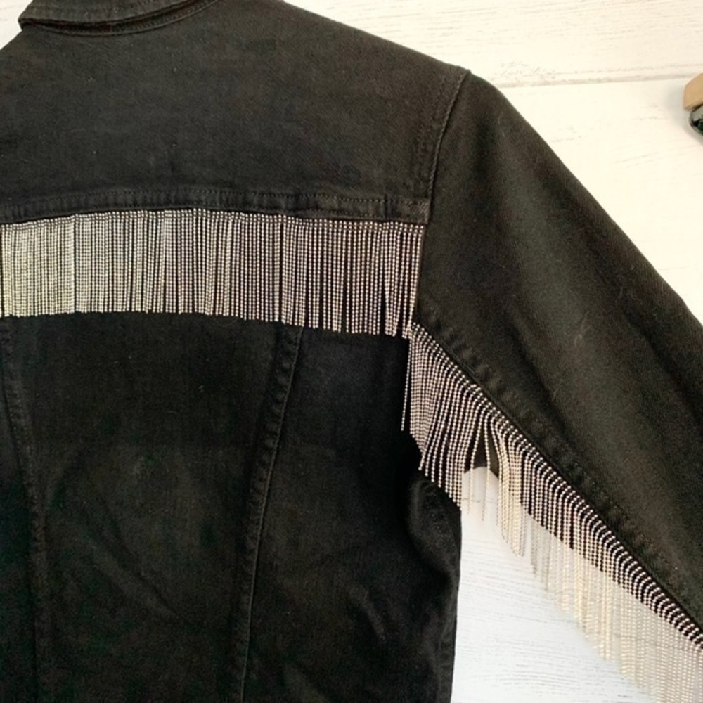 L’agence Janelle Cropped Black Jacket - Picture 8 of 14